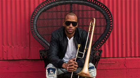 Trombone Shorty performing at The Egg